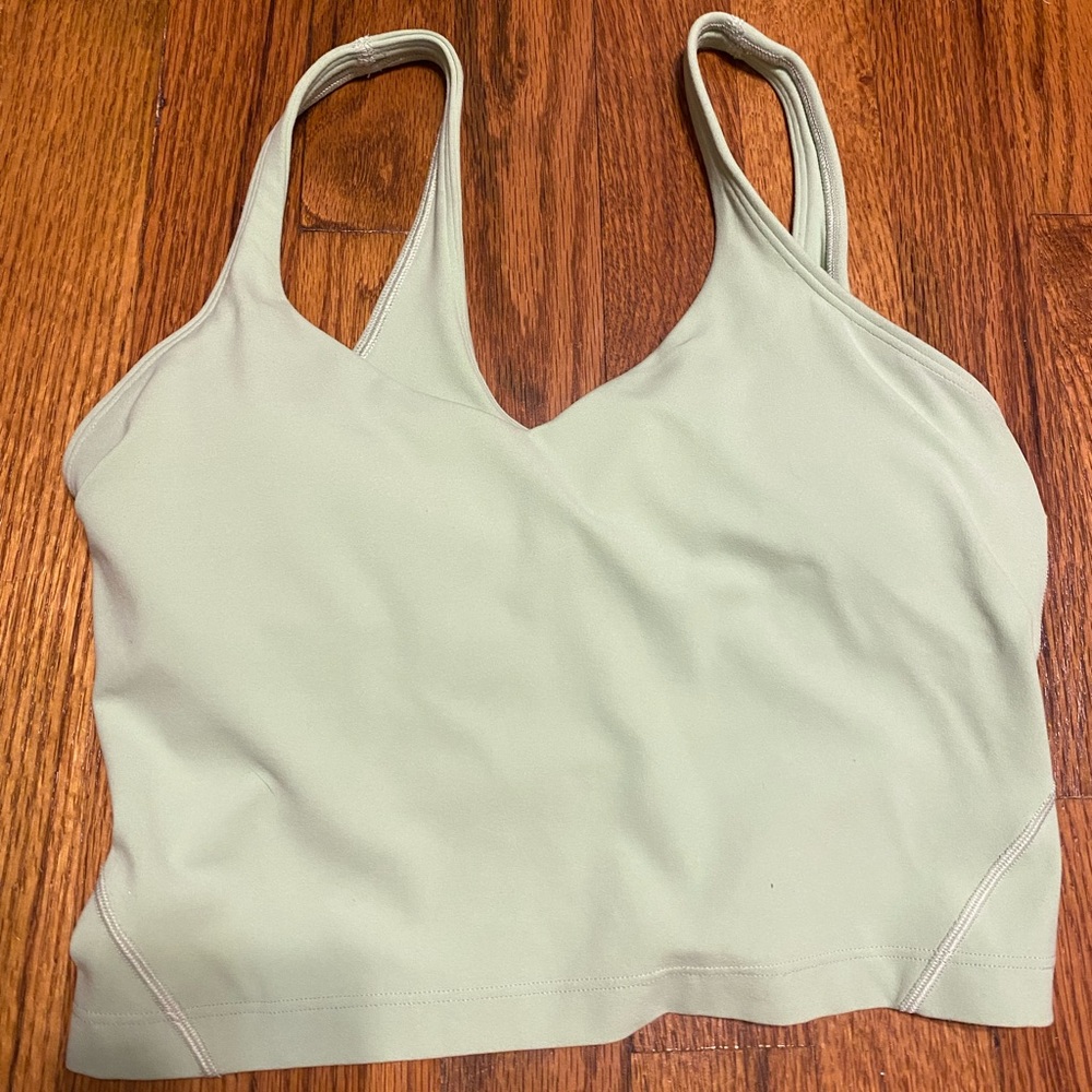 LULULEMON GREEN ALIGN TANK SIZE 6